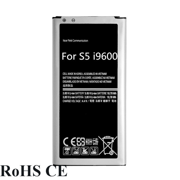 2800mAh Lipo Phone S5 Battery EB-BG900BBE/EB-BG900BBC/EB-BG900BBU for Samsung Galaxy S5 GT i9600 SM-G900 i9605 SM-G900F With NFC