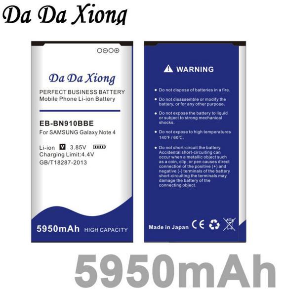 DaDaXiong 5950mAh EB-BN910BBE Battery for Samsung Galaxy Note 4 NFC