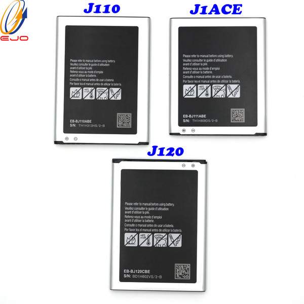 High quality cell phone battery supplier J111 battery, samsung Galaxy J1ACE/J110/J120 battery Akku 50pcs