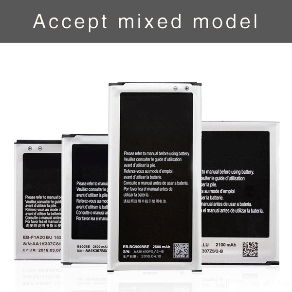 For samsung Battery s3 s4 s5 s6 s3 mini s4 mini note2 note3 note4 battery 100pcs/lot high quality HOT