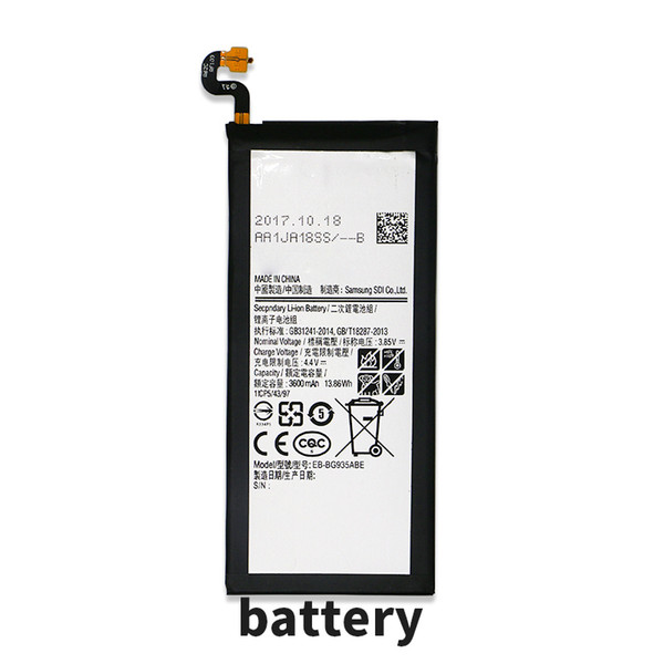 High Quality For Sasmung Galaxy S7 Edge G935 High Quality Mobile Phone Battery Capacity 3600mAh Built-in Li-ion Replacement Batteries