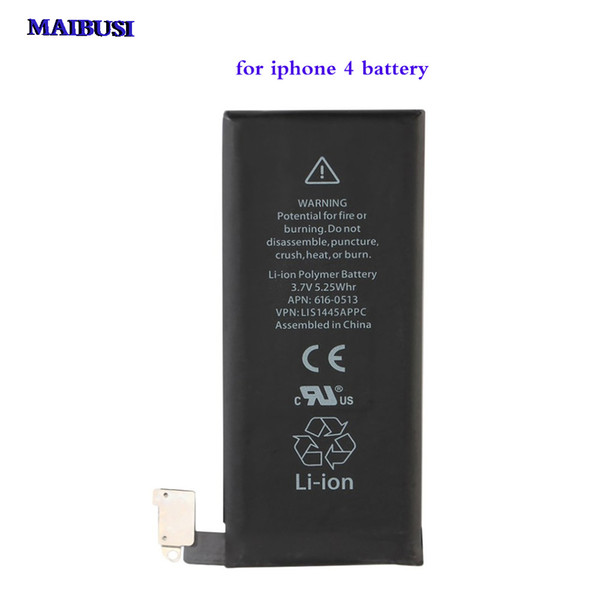 batteries For Apple iphone 4 4s 5 6S 7 battery 100% 0 cycle Gift disassemble tool sticker Free UPS Shipping