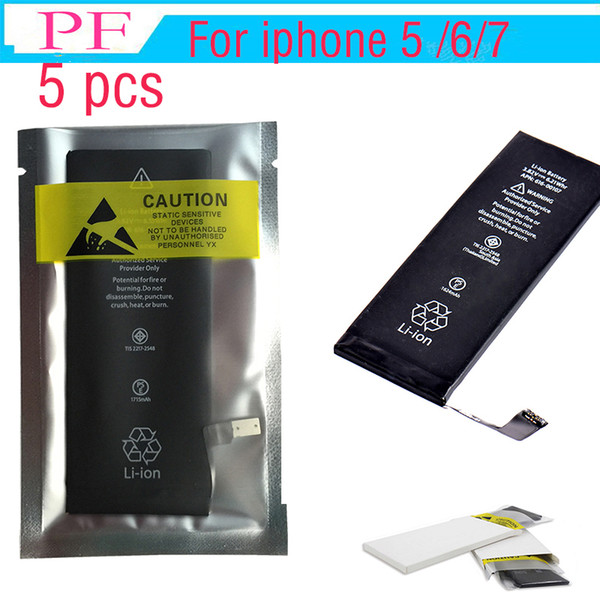 Battery for apple iphone 4s 5g 5s 5c 6g 6s 7 Batteries Phone Replacement Strong Flex 0 Cycle Internal Built-in Li-ion Battery