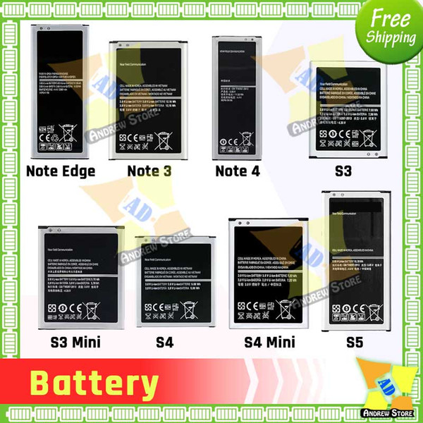 Good Quality Battery for Samsung Galaxy S3 S3mini S4 S4mini S5 NOTE 3 NOTE 4 G355 G7102 Grand Prime G530 A310 J510 Batteries Replacement