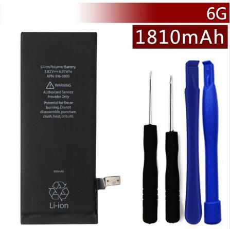 Genuine New perfect quality For Iphone 6 Battery Replacement real capacity with free Fedex and repair tool kit