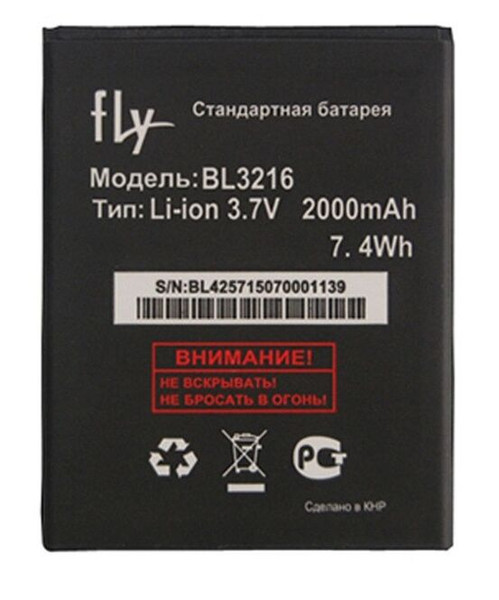 Fly IQ4414 Battery, High Quality Mobile Phone Replacement Li-ion Battery for FLY BL3216 IQ 4414 2000mA Battery