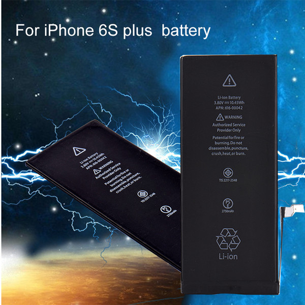 New Genuine Li-ion Battery Replacement With Flex Cable For iPhone 6S 6 Plus Built-in Lithium Battery For iPhone 5SE