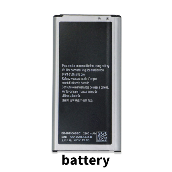 1Pcs High Quality Mobile Phone Battery For Sumsung S5 I9600 Capacity 2800mAh Built-in Li-ion Battery Replacement Phone Batteries