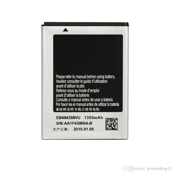 1350mAh Li-ion Polymer Rechargeable Replacement Battery For Samsung S5830 Galaxy Ace GT-S5670 EB494358VU