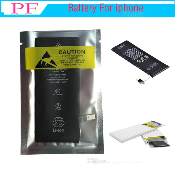 30pcs Top Quality Battery for apple iphone 5g 5s 5c 6g 6s 6plus 7g 7 8 plus X Battery Replacement built-in Li-ion battery