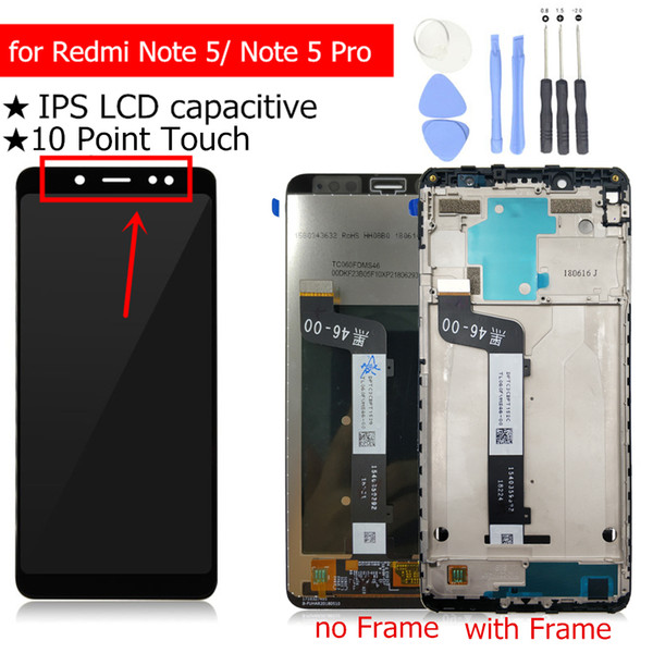 LCD Display for Xiaomi Redmi Note 5 LCD Display Touch Screen with Frame Digitizer Redmi Note 5 Pro AI Dual Camera Repair Parts