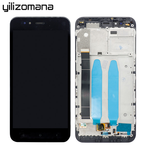 YILIZOMANA Original Touch Screen Panel with Frame For Xiaomi Mi5X MiA1 Mi 5X / A1 LCD Display Assembly Replacement +Free Tools