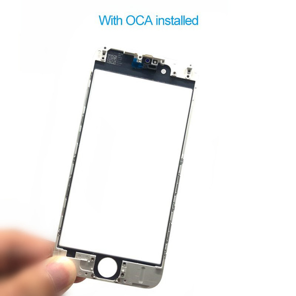 AAA+Front Touch Screen Panel Outer Glass Lens with Cold Press Middle Frame with OCA installed for iPhone 6
8000
 6s 6 plus 6s plus