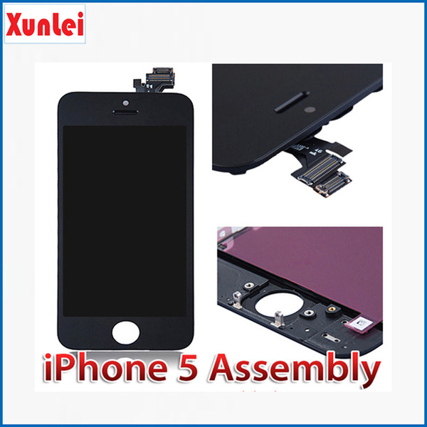 LCD Touch Screen For iPhone 5 5C 5S LCD Display Full Assembly AAA Quality Free Shipping