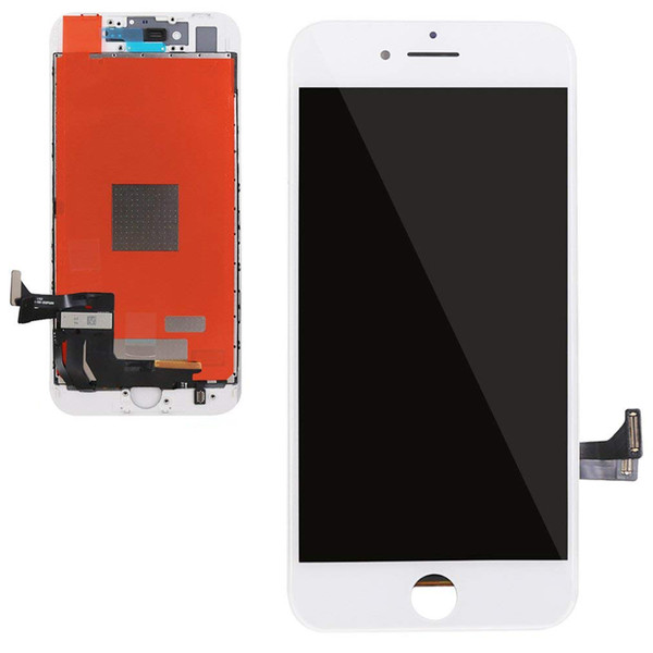 AAA Quality 2018 New LCD Lens Screen+Touch Digitizer Assembly W/Frame For iPhone 8 lcd display Black White Free Shpping