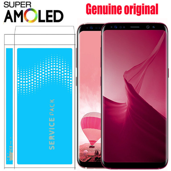 5.8'' ORIGINAL S8 LCD with Frame for SAMSUNG Galaxy S8 G950 G950F Display 6.2'' S8 Plus G955 G955F Touch Screen Digitizer