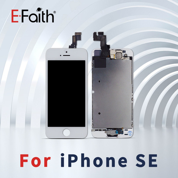 EFaith Black and White For iPhone 5S/SE Full Complete LCD with Digitizer Back Plate + Home Button+Front Camera Full Assembly & Free Shipping