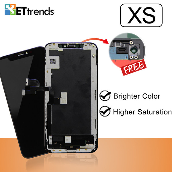 Lcd Screen Assembly For iPhone XS with Brightness Color DHL Free Shipping Lifetime Warranty