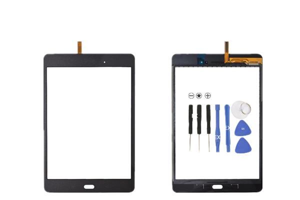 Touch Screen Digitizer Glass Lens with Tape for Samsung Galaxy Tab A 8.0 T350 T351 T355 New free tools 1pcs