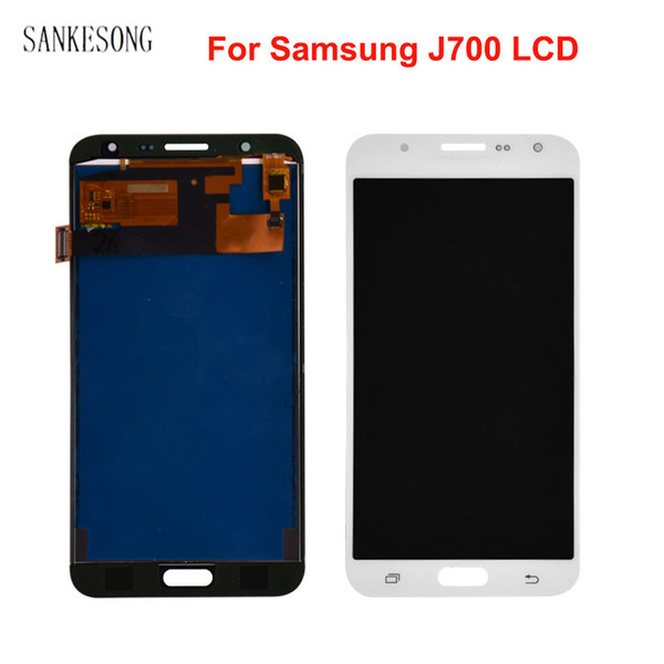 For SAMSUNG Galaxy J7 2015 J700 J700F J700M J700H LCD Display Touch Screen Digitizer Assembly Black White Gold