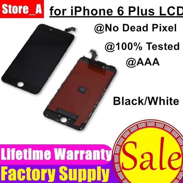 LCD display For iPhone 6G 6 plus 5.5inch Lcd screen with Touch Digitizer Complete Screen Full Assembly replacement 20pcs/lot