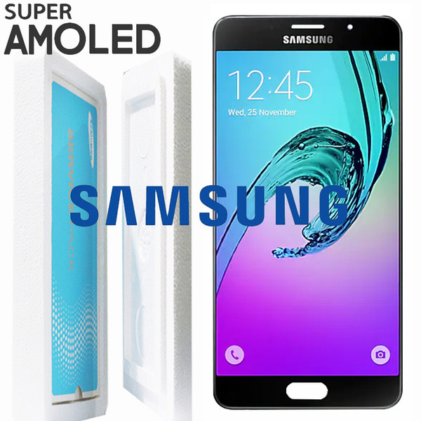 ORIGINAL 5.5'' SUPER AMOLED LCD for SAMSUNG Galaxy A7 2016 Display A710 A710F A710M Touch Screen Digitizer Assembly