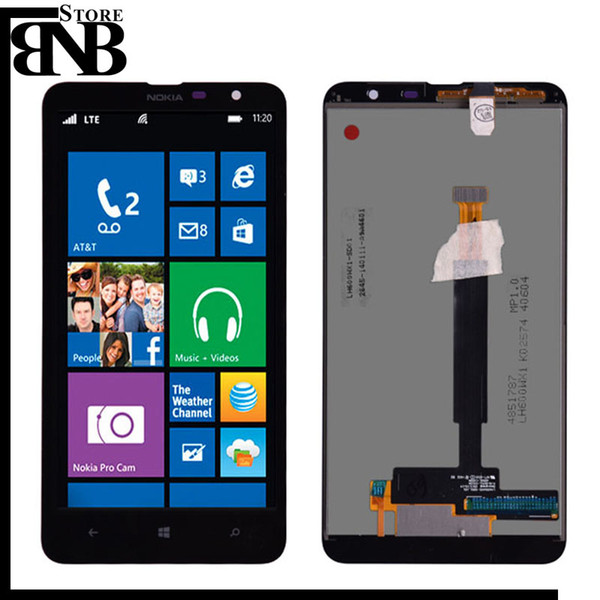 For Nokia Lumia 1320 LCD Display and Touch Screen Digitizer Assembly With Frame Free Shipping lumia 1320 lcd without frame