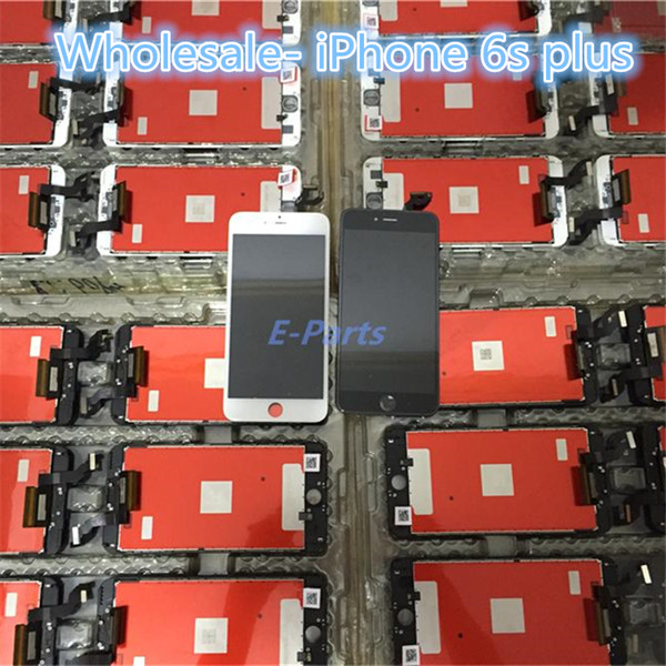 Wholesale- For iPhone 6s Plus No Dead Pixel LCD Display Touch Screen Digitizer With Cold Glue Strong Frame Full Assembly & Good 3D Touch