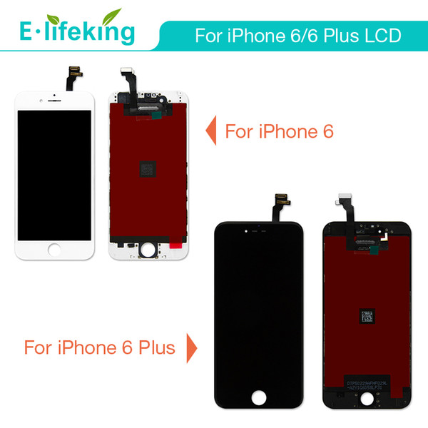 For iPhone 6 & For iPhone 6 Plus Lcd Display Touch Screen Digitizer Full Assembly Replacement with Free DHL 100% No Dead Pixel