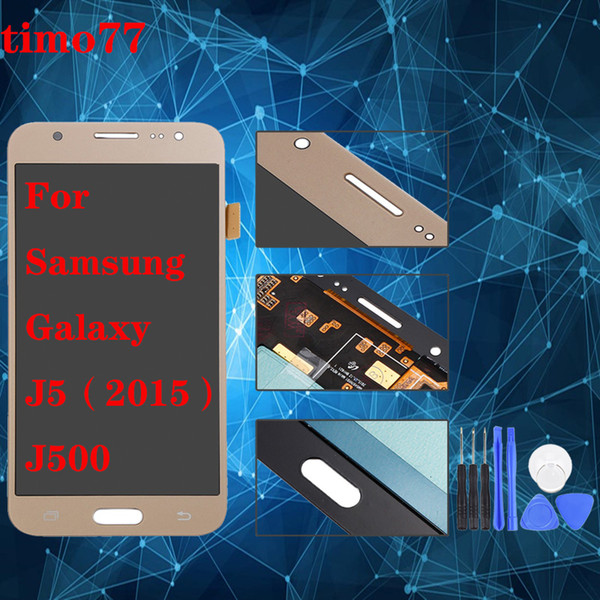 For Samsung Galaxy J5 2015 J500 lcds display touch screen digitizer assembly high quality TFT material brightness adjustable free DHL