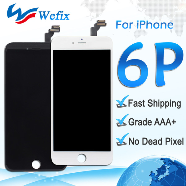 High Quality LCD Display Touch Digitizer Complete Screen with Frame Full Assembly Replacement for Grade A +++ iPhone 6 Plus free shipping