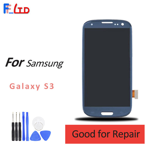 For Samsung Galaxy S3 I9300 LCD Original Display Digitizer Screen Replacement Assembly 1 Years Warranty 100% Tested Free DHL Shipping