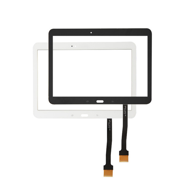 20PCS Touch Screen Digitizer Glass Lens with Tape for Samsung Tab 4 10.1 T530 T531 free DHL Ship