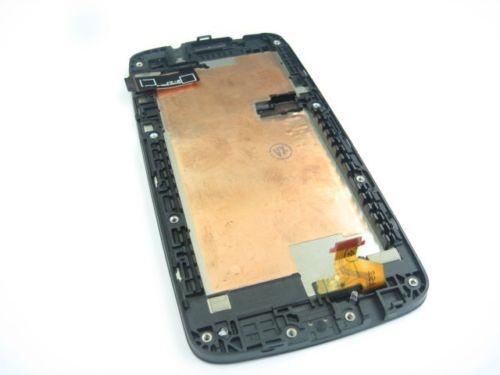 100% Test Touch Screen Glass Sensor Digitizer + LCD Display Panel Screen Assembly+ Black Frame For HTC DESIRE 500