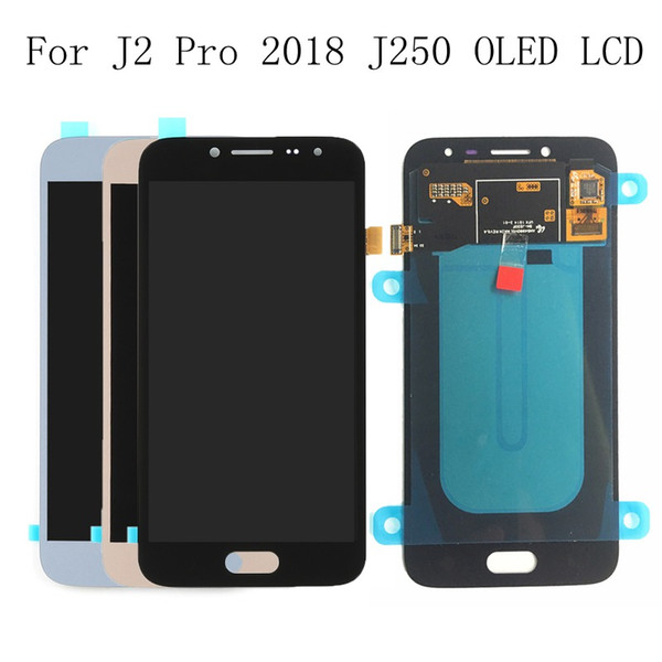 Super Amoled LCD Per Samsung Galaxy J2 pro 2018 J250 J250F J250H LCD Touch Screen Digitizer Assembly LCD per J2 PRO 2018