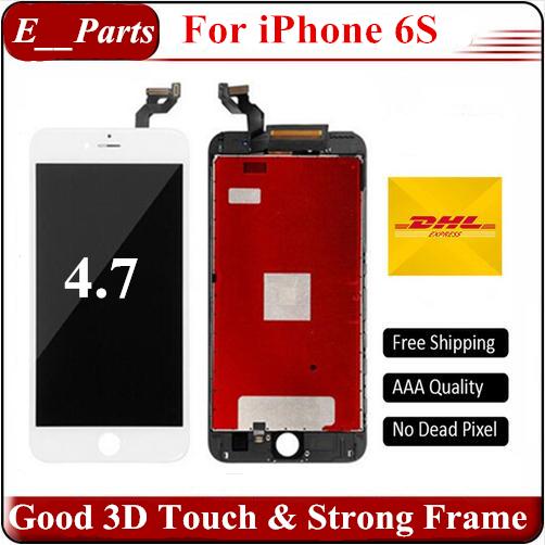 For iPhone 6S lcd Grade A +++ LCD Display Touch Digitizer Frame Assembly Repair For iPhone 6S & Good 3D Touch