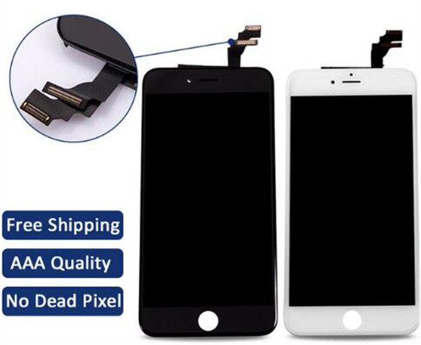 For Iphone 6 Plus LCD Display With Touch Screen Digitizer Assembly 5.5Inch Cellphone Screen Replacement Black White Wholesale