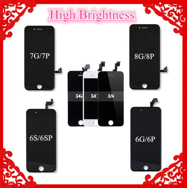 High Brightness Grade A +++ Tianma LCD Touch Display Screen Digitizer For iPhone 5SE 6 6 Plus 6S 7 7 Plus 8 8 Plus & Make You 100% Satisfied