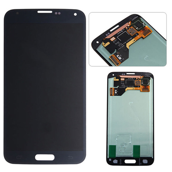 NEW For Samsung Galaxy S5 (SM-G900F) LCD & Digitiser Assembly Brightness is adjustable Delivery within one day free DHL white dnd black