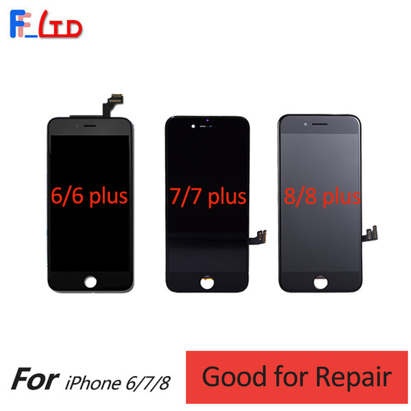 Wholesale for iPhone 8 7 6s 6 LCD Display for iPhone 5 4 Digitizer with Touch Screen Replace Full Assembly 100% Tested