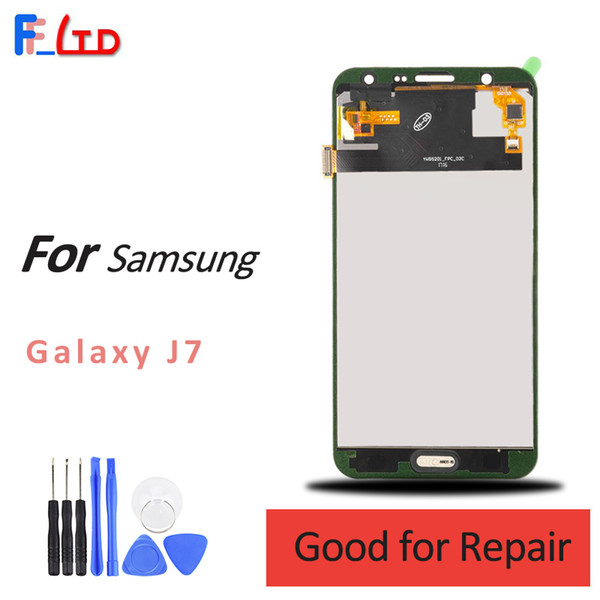 High Quality AAA+++ Backlight Ajustable for Samsung Galaxy J7 J700 J700F J700M J700H 2015 LCD Display Digitizer Screen Replacement