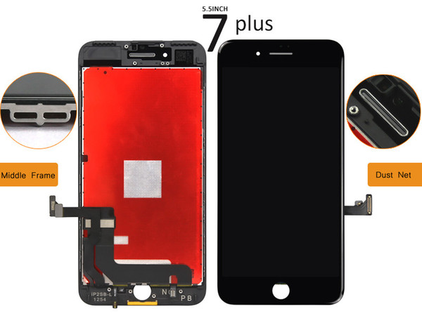 Free DHL 3pcs Original 5.5 inch LCD Screen For iPhone 7 plus LCD Complete Display with Touch Digitizer Assembly