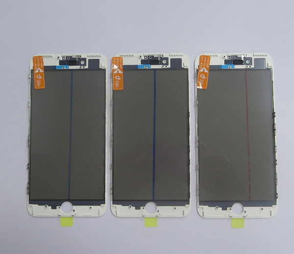 OEM Original 4 in 1 LCD Screen Panel Glass with Bezel Frame + OCA + Polarizer Film Cold Press Assembly for iPhone 7G