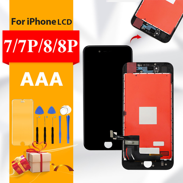 AAA+++ For iPhone 7 7Plus LCD Screen Replacement High Quality For iphone 8 Plus Display 8Plus No Dead Pixel With 3D Touch