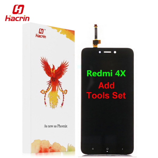 Hacrin Xiaomi Redmi 4X LCD Display Touch Screen Test Good Digitizer Assembly Replacement For Xiaomi Redmi 4X Pro Prime 5.0 inch