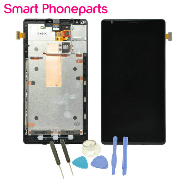 Wholesale-High Quality For Nokia Lumia 1520 LCD Display with Touch Screen Digitizer Assembly + Frame + Tools Free Shipping