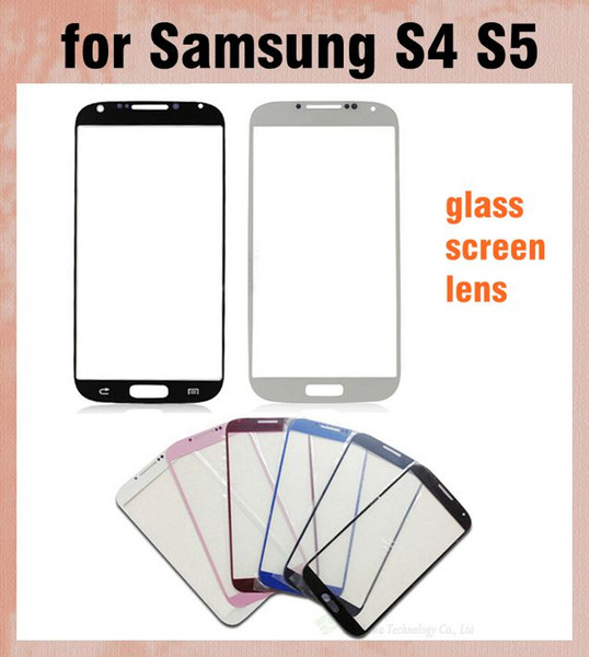 Outer Front Glass Lens Screen Digitizer Touch Screen Cover touch panel screen protector For Samsung Galaxy S4 S5 Multi color SNP009