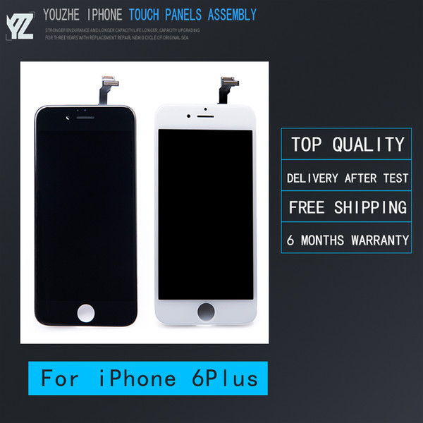 YOUZHE Top Quality LCD Display Touch Digitizer Frame Assembly Repair For iPhone 6Plus & Free DHL Shipping