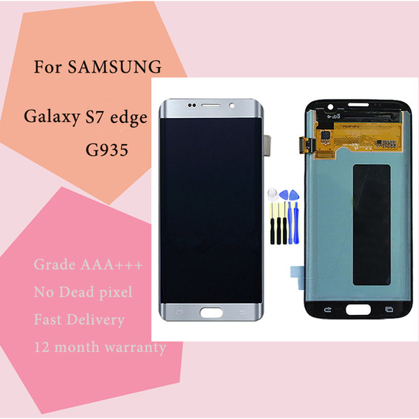 Original for Samsung Galaxy S7 edge LCD Display Touch Screen Digitizer Assembly G935F G935A G935P G935 G935V G935T free shipping