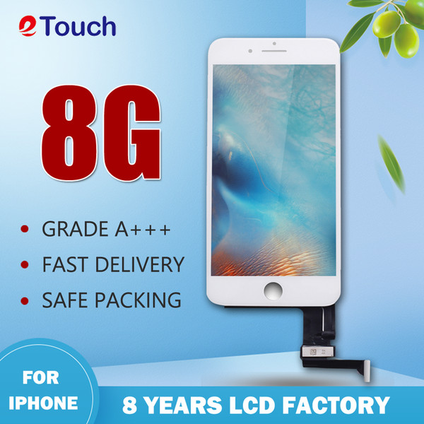 New arrival lcd for iphone 8 LCD Grade A +++ Top quality Touch Digitizer screen Complete Screen free DHL shipping